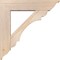 Ekena Millwork Olympic Traditional Smooth Bracket w/ Offset Brace, Douglas Fir, 7 1/2"W x 32"D x 32"H BKT0806X32X32OLY01SDF - alternate 2